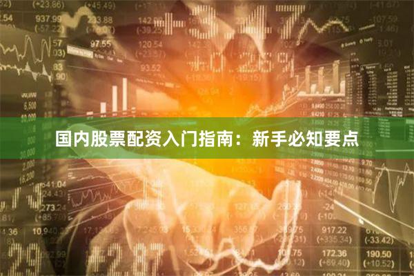 国内股票配资入门指南：新手必知要点
